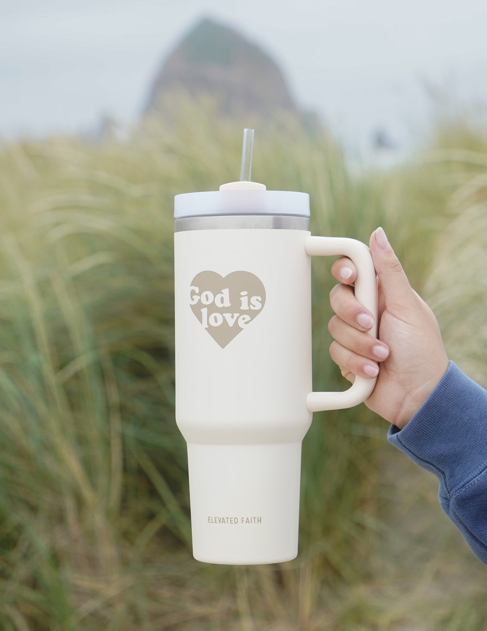 God is Love 40 oz Tumbler by Elevated Faith
