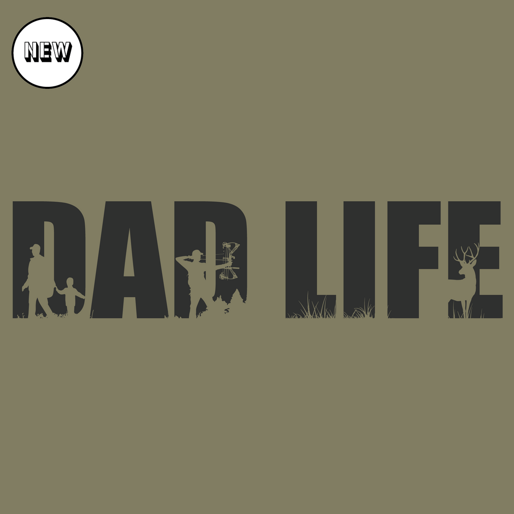 "DAD LIFE" Tee by Bow Crew Apparel - Bow Hunting Lifestyle Apparel