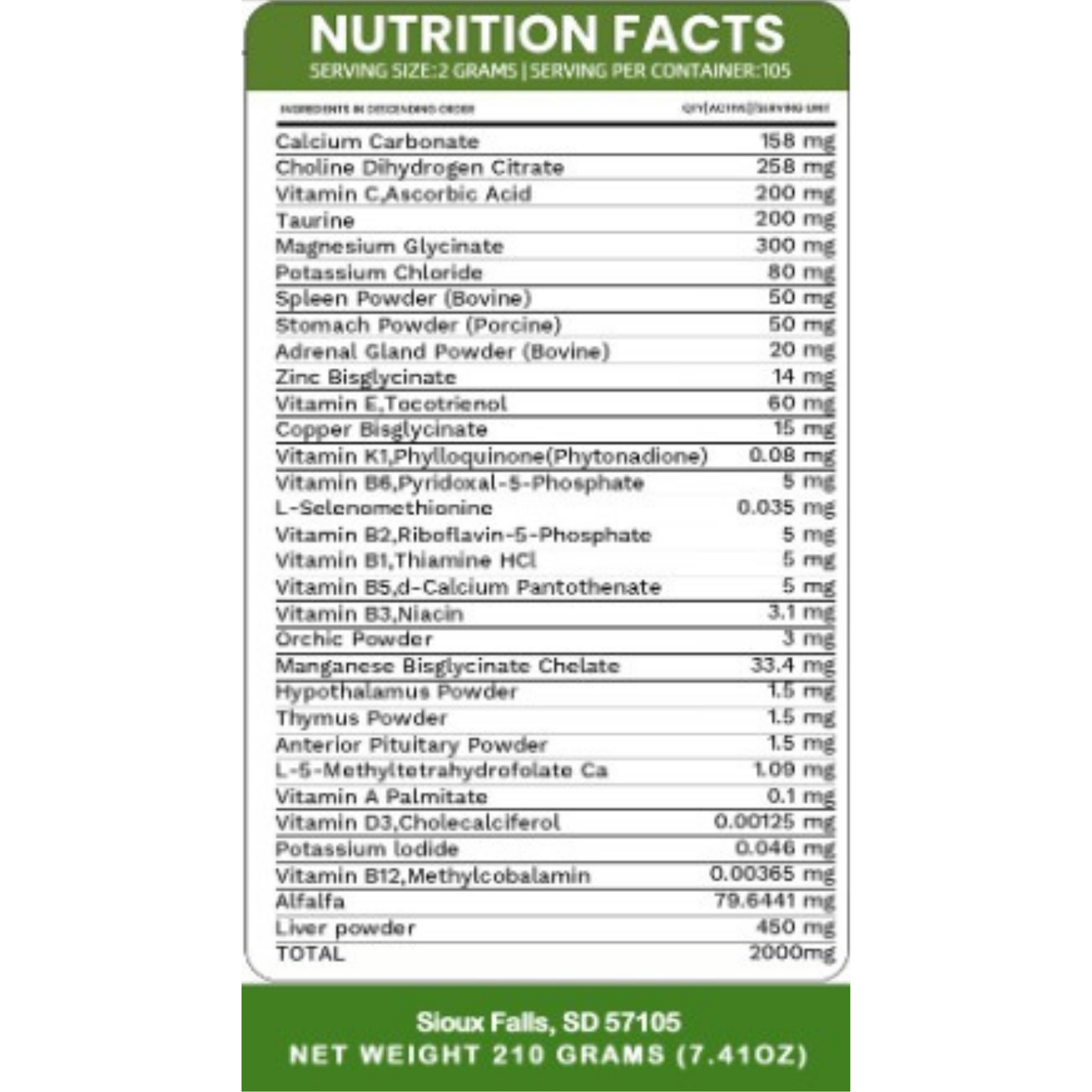 Holistic Total Body Support — Daily Multivitamin & Pasture-Raised Glandular Blend for Dogs & Cats by Dr. Ruth Roberts