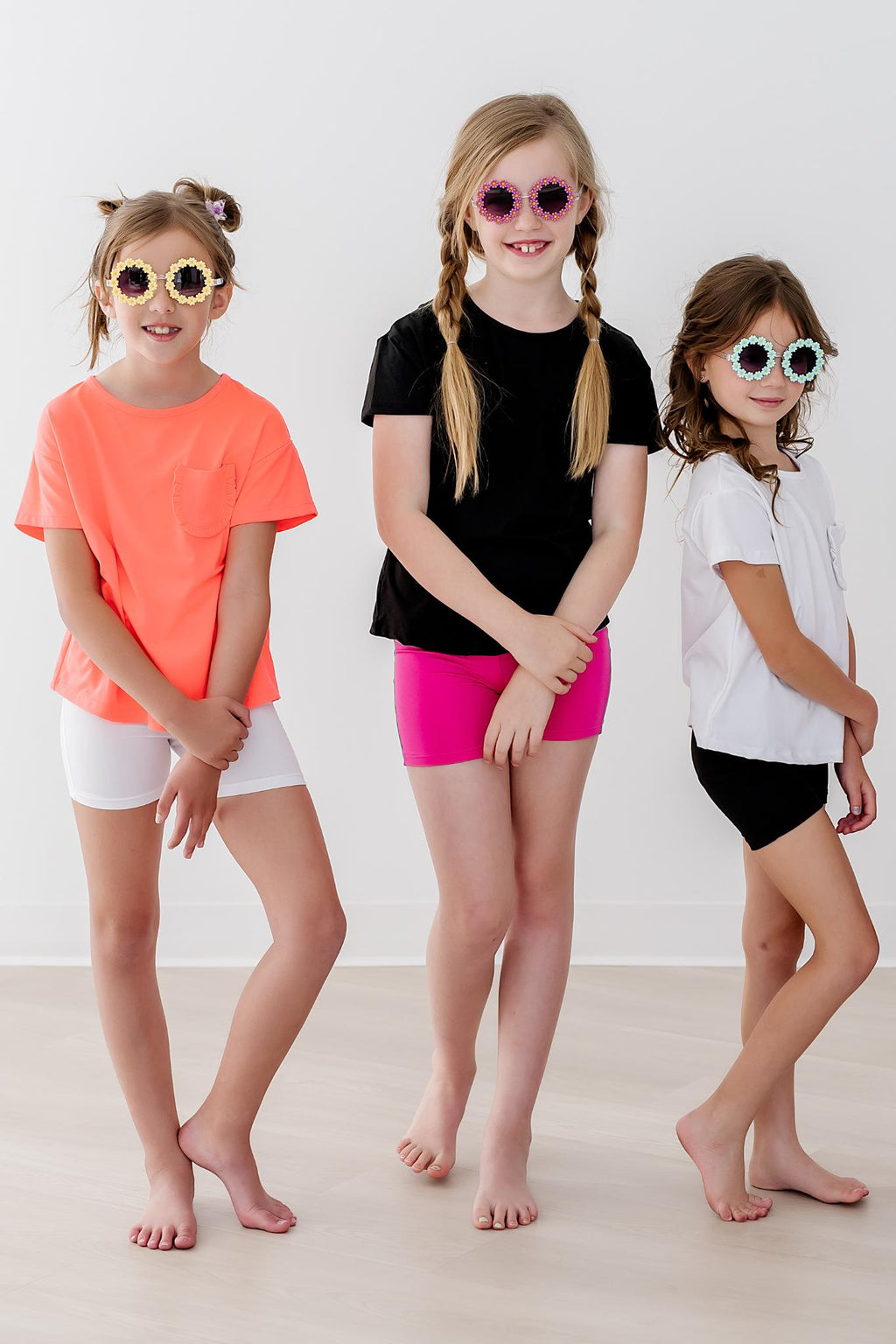 Hot Pink Twirl Shorts by Mila & Rose ®