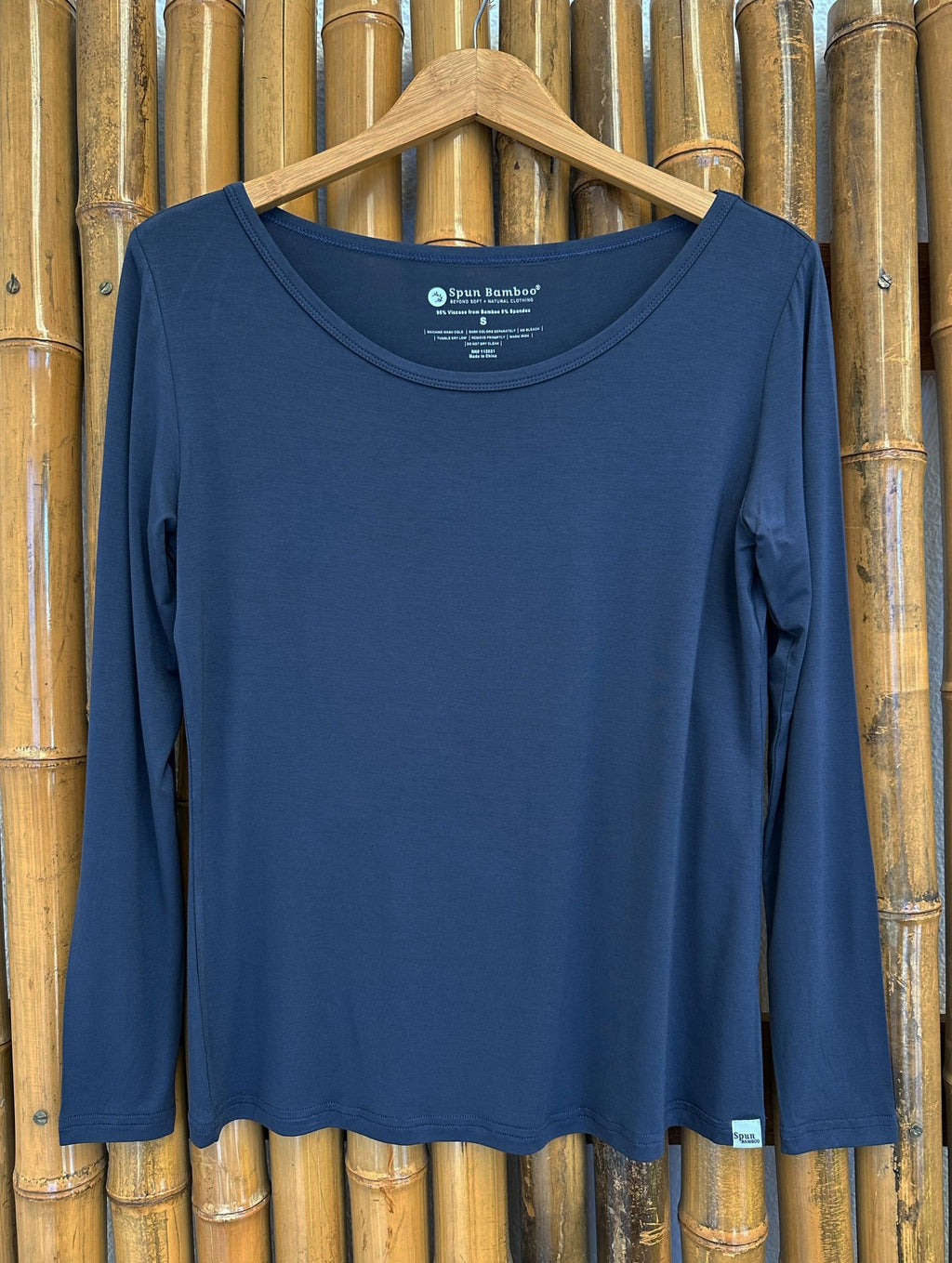 Women's Bamboo Lounge Long Sleeve T-Shirt by Spun Bamboo