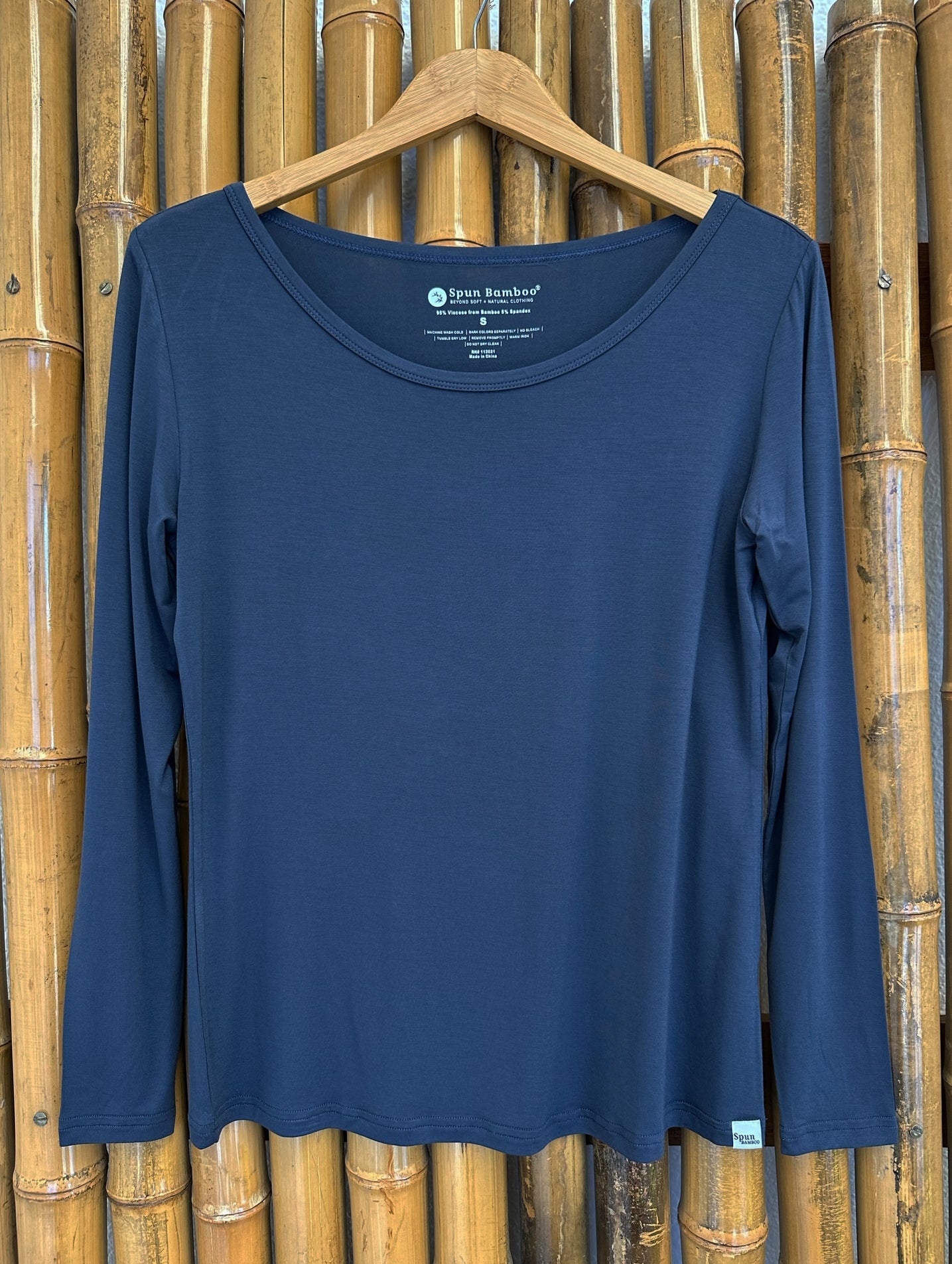 Women's Bamboo Lounge Long Sleeve T-Shirt by Spun Bamboo
