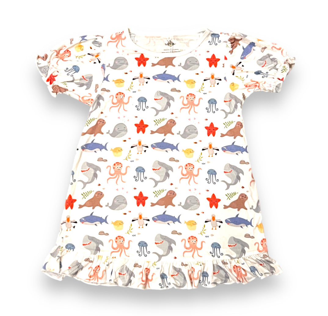 Seacreatures Bamboo Playdress by Belle Cher