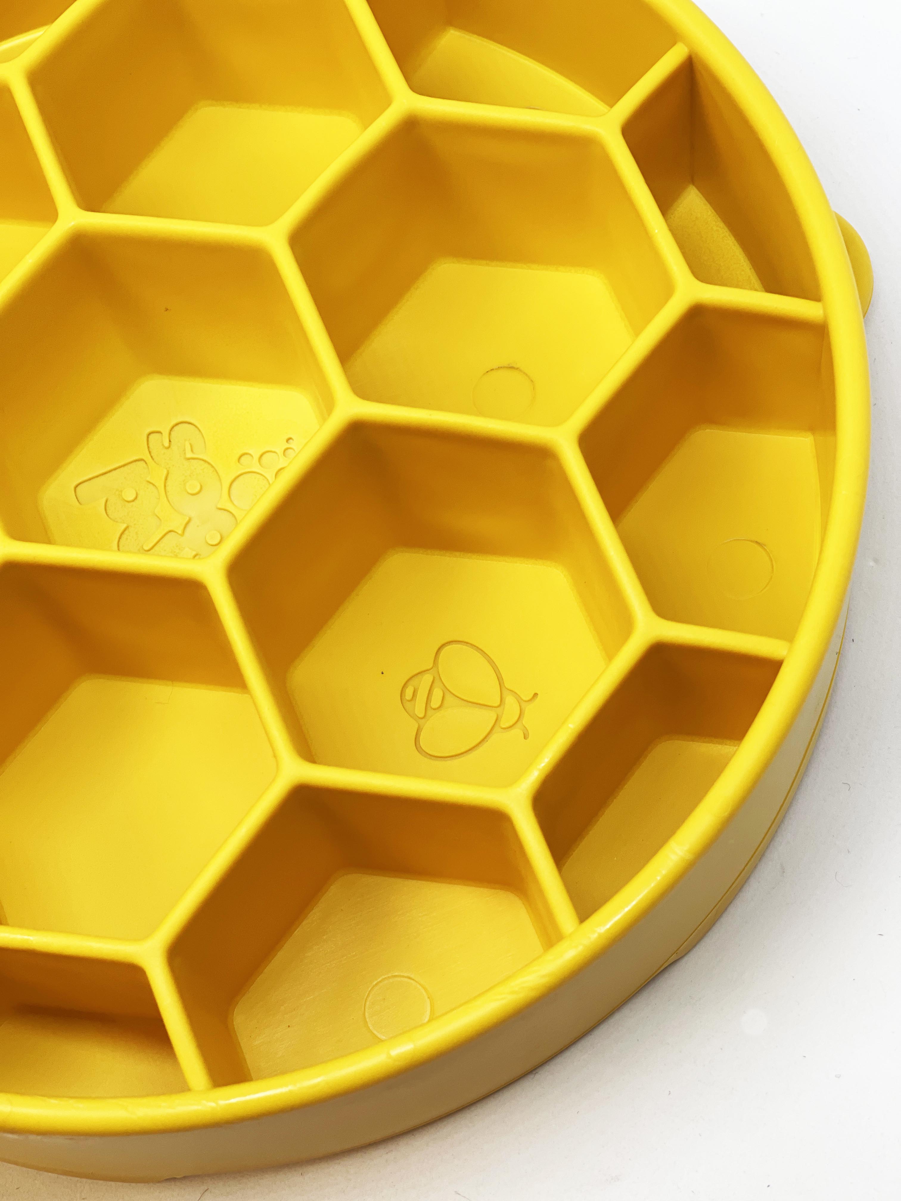 Honeycomb eBowl Deep Slow Feeder Dog Bowl for Enrichment | USA Made by SodaPup/True Dogs, LLC