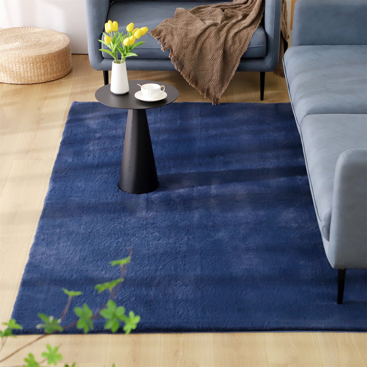 Kasentex Spring Fluffy Elegant Faux Fur Area Rugs, Ultra Soft, Room Decor, Graduation Gifts, Fathers Day Gift, Mom Gift, Easter Gift by Kasentex