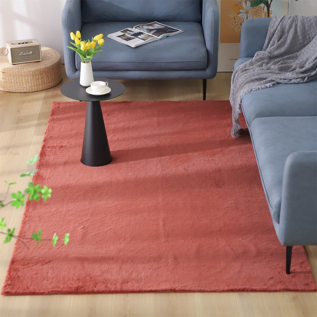 Kasentex Spring Fluffy Elegant Faux Fur Area Rugs, Ultra Soft, Room Decor, Graduation Gifts, Fathers Day Gift, Mom Gift, Easter Gift by Kasentex