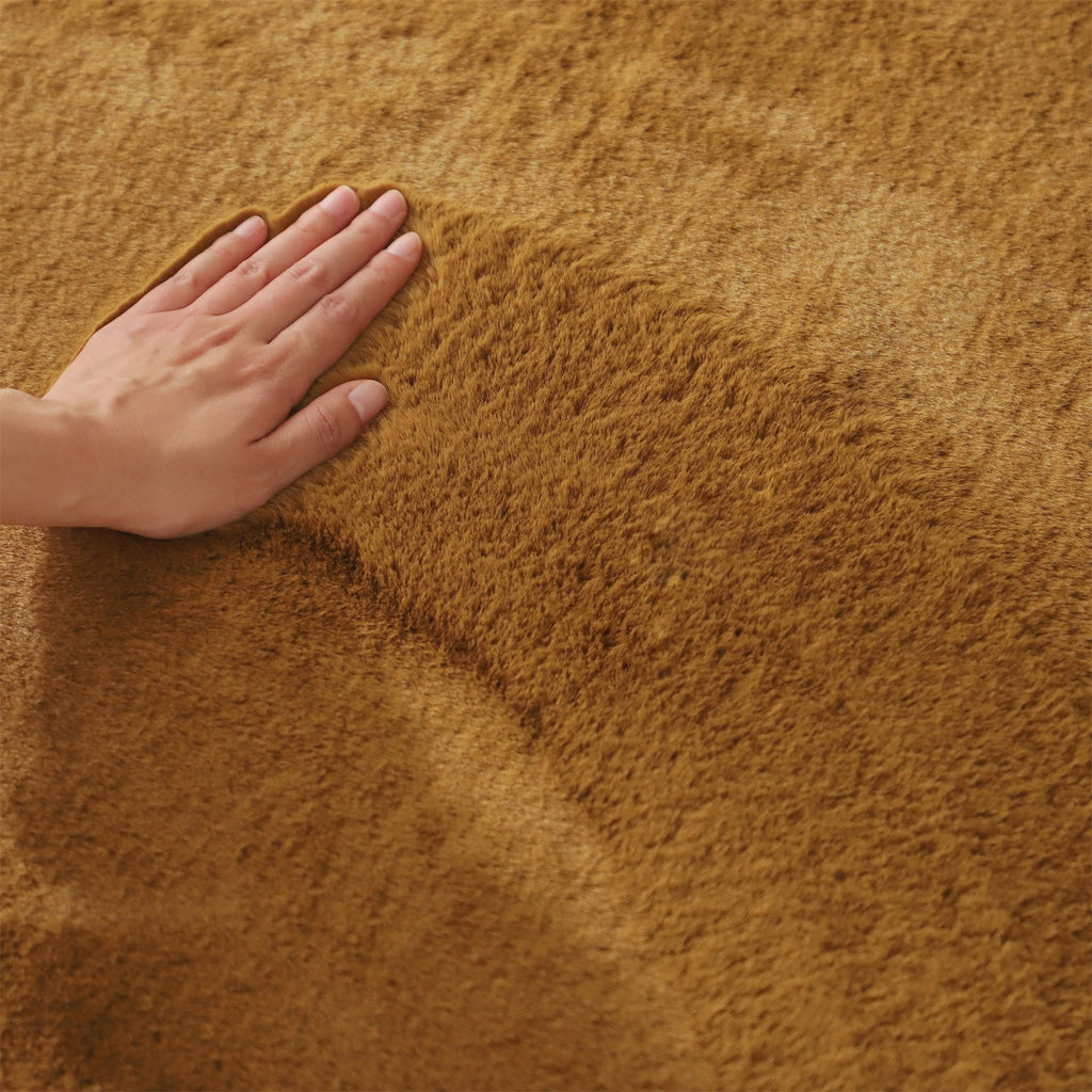Kasentex Spring Fluffy Elegant Faux Fur Area Rugs, Ultra Soft, Room Decor, Graduation Gifts, Fathers Day Gift, Mom Gift, Easter Gift by Kasentex