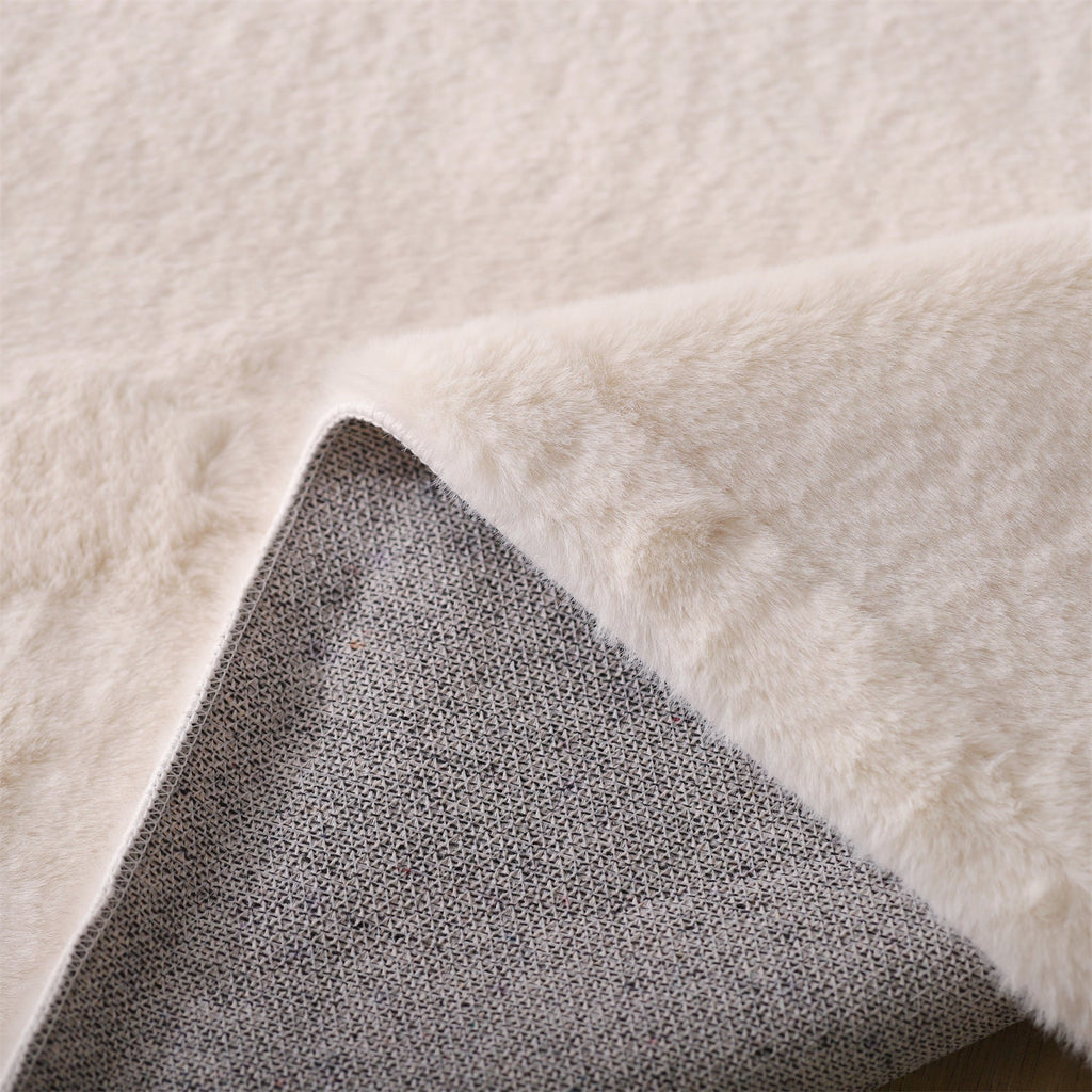Kasentex Spring Fluffy Elegant Faux Fur Area Rugs, Ultra Soft, Room Decor, Graduation Gifts, Fathers Day Gift, Mom Gift, Easter Gift by Kasentex