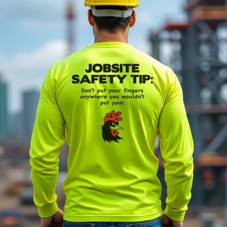 Jobsite - Long Sleeve Hi-Vis T-Shirt by Armed American Supply