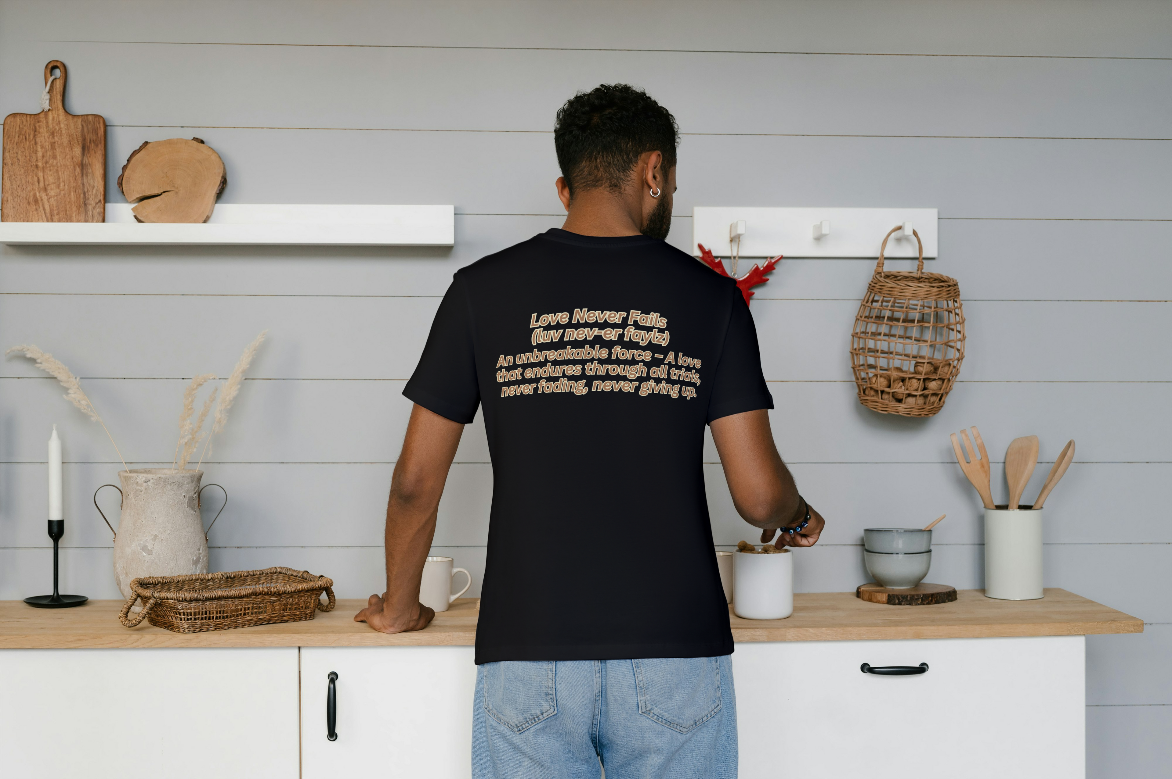 Love Never Fails | Winged Heart Tee | Faith, Love & Timeless Truth by Love & Lyrics Designs