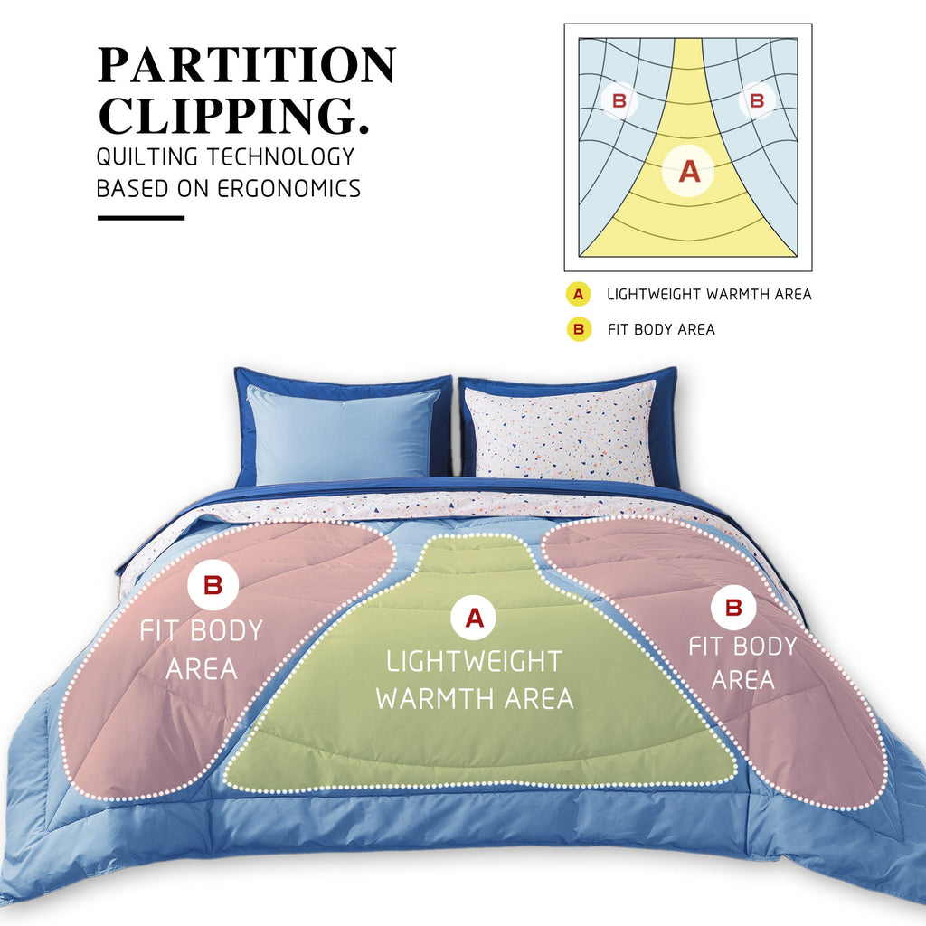 Kasentex Reversible 5 and 7 Piece Ultra Soft Cozy Bed Comforter Sets, Room Decor by Kasentex