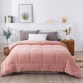 Kasentex Ultra Soft All Season Reversible Plush Sherpa Lined Comforter, Twin, Queen, King by Kasentex