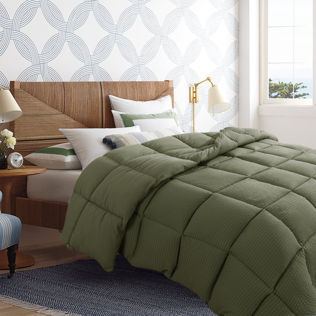 Kasentex Ultra Soft All Season Down Alternative Reversible Comforter, Twin, Queen, King, Room Decor, Graduation Gifts by Kasentex