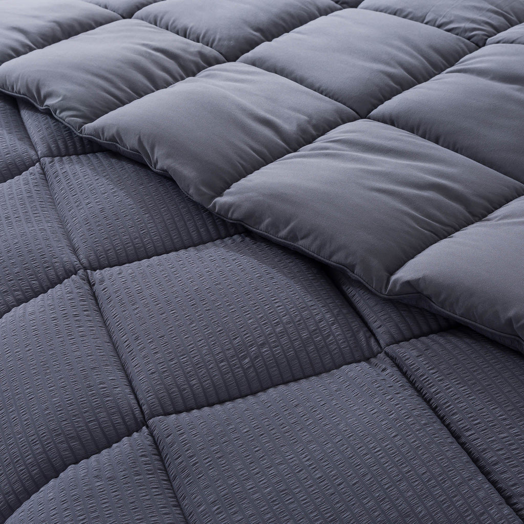 Kasentex Ultra Soft All Season Down Alternative Reversible Comforter, Twin, Queen, King, Room Decor, Graduation Gifts by Kasentex