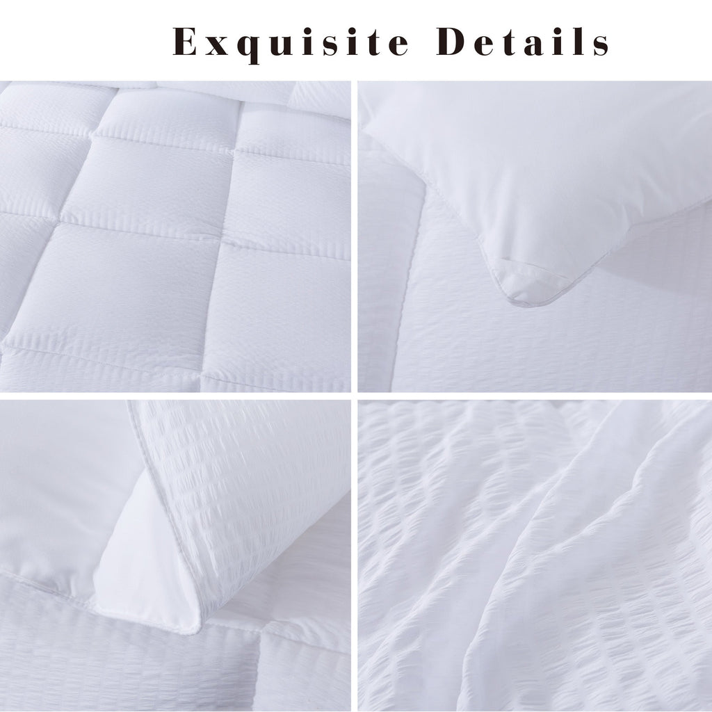 Kasentex Ultra Soft All Season Down Alternative Reversible Comforter, Twin, Queen, King, Room Decor, Graduation Gifts by Kasentex