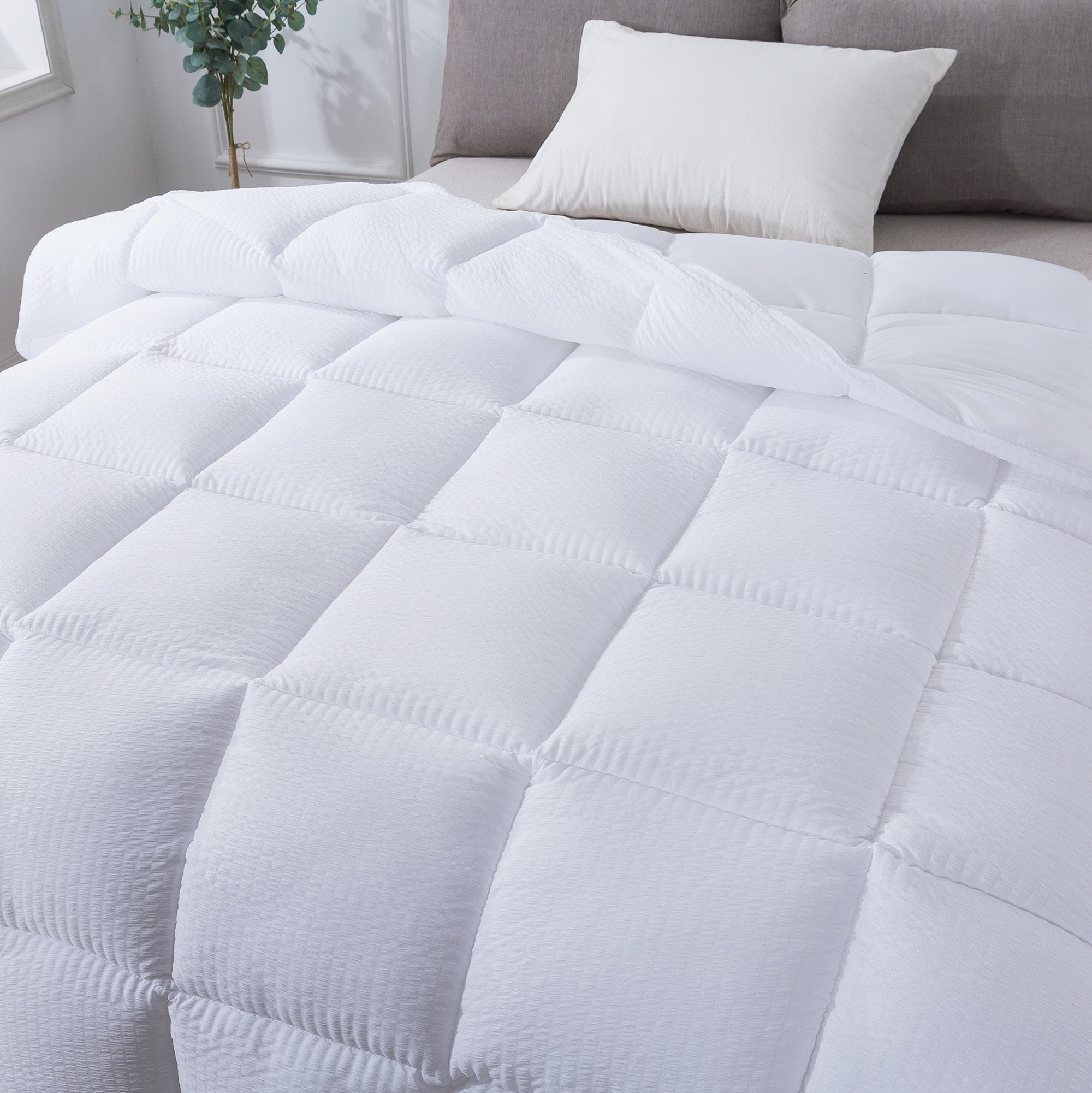 Kasentex Ultra Soft All Season Down Alternative Reversible Comforter, Twin, Queen, King, Room Decor, Graduation Gifts by Kasentex