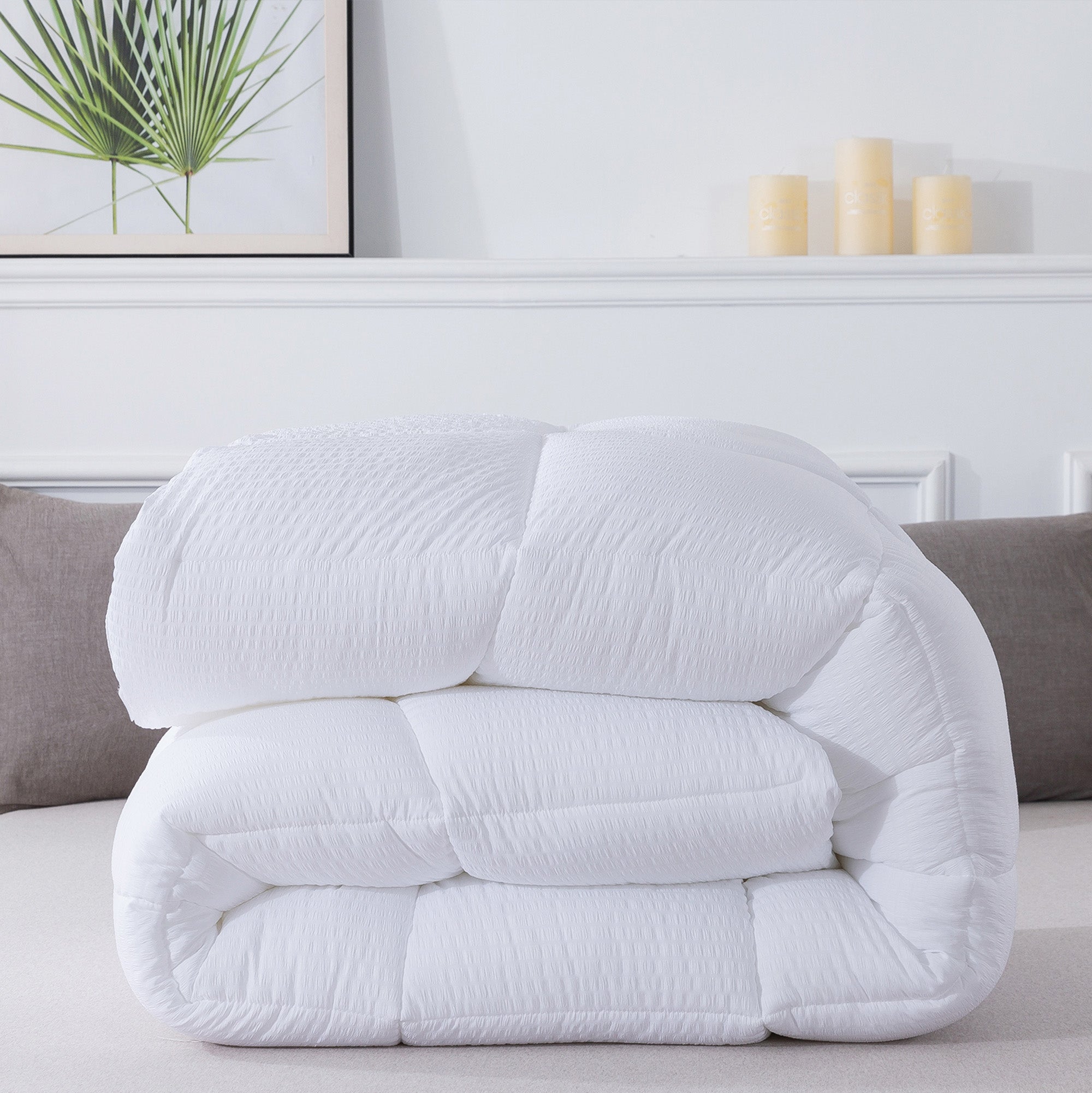 Kasentex Ultra Soft All Season Down Alternative Reversible Comforter, Twin, Queen, King, Room Decor, Graduation Gifts by Kasentex