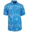Men's Geo Camo UV Vented Fishing Shirt by Hook & Tackle
