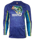 Men's Bass Camo L/S UV Fishing Shirt by Hook & Tackle