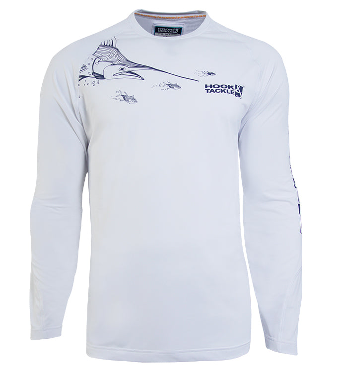Men's Marlin Chase L/S Fishing Shirt by Hook & Tackle