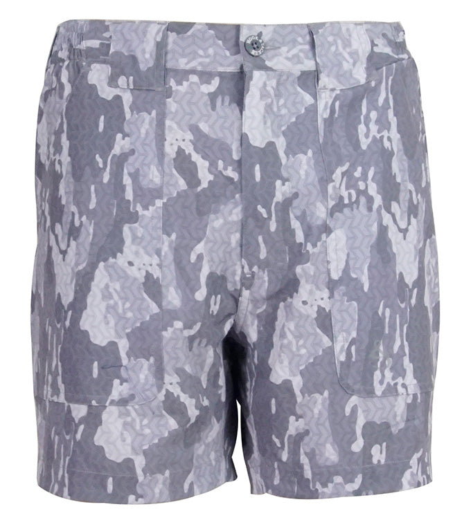 Men's Geo Camo Beer Can Lightweight Stretch Short by Hook & Tackle
