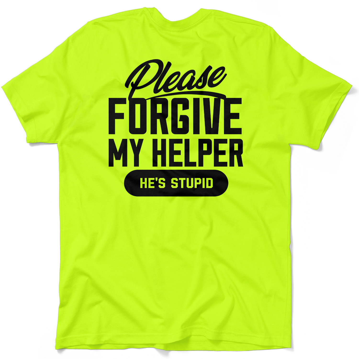 My Helper - Safety Yellow T-Shirt by Armed American Supply