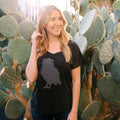 Distressed Owl Women's T-Shirt | Lucky Owl by Live Love Spa
