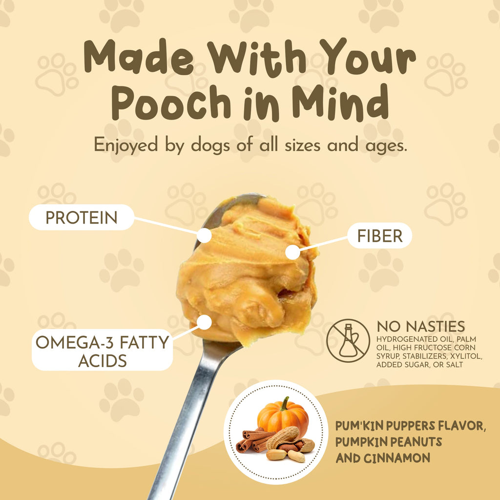 Dawg Butter Pum'kin Puppers Flavor by Paw Power Nutrition