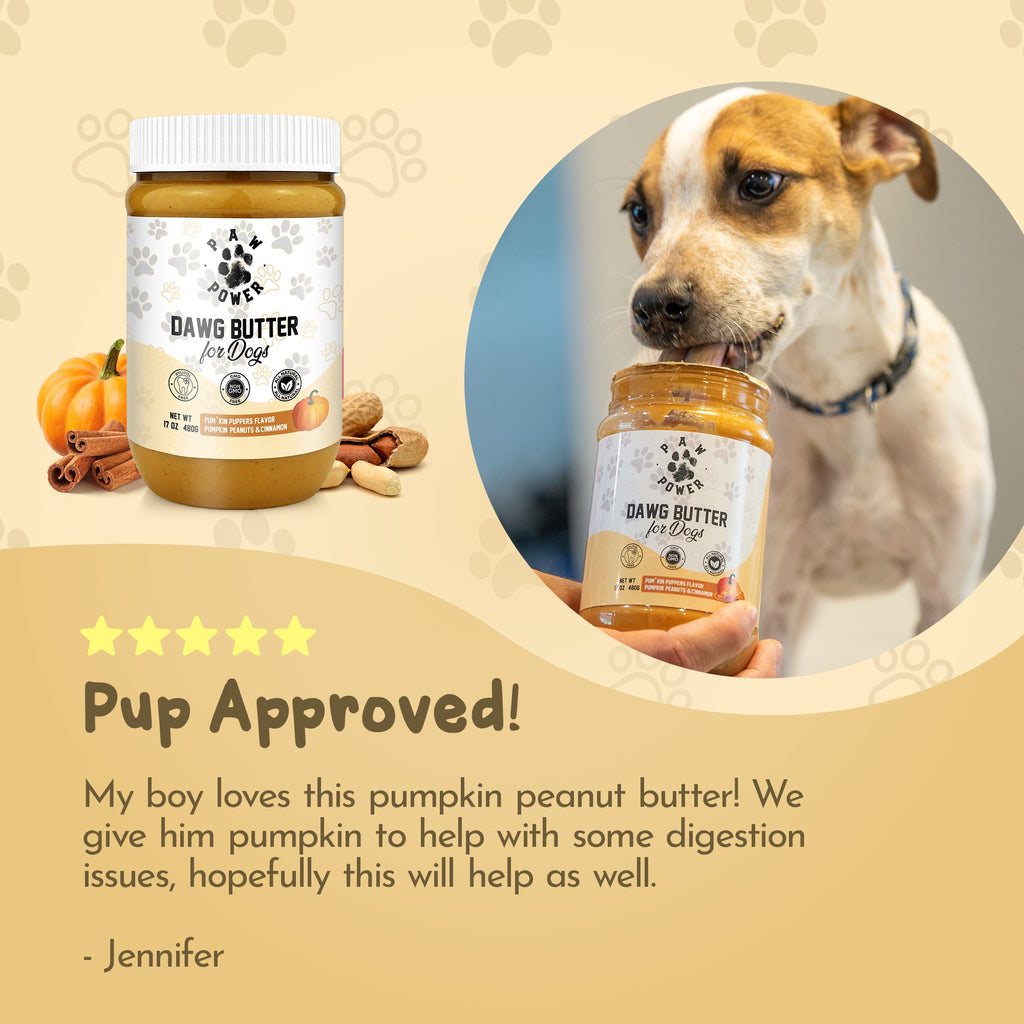 Dawg Butter Pum'kin Puppers Flavor by Paw Power Nutrition