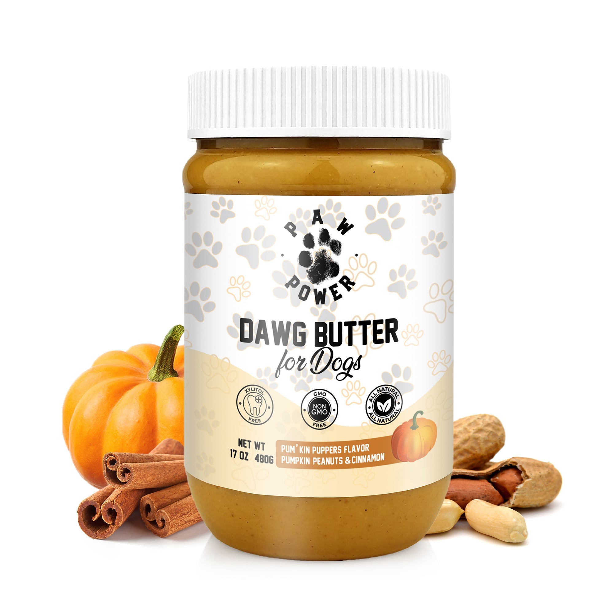 Dawg Butter Pum'kin Puppers Flavor by Paw Power Nutrition