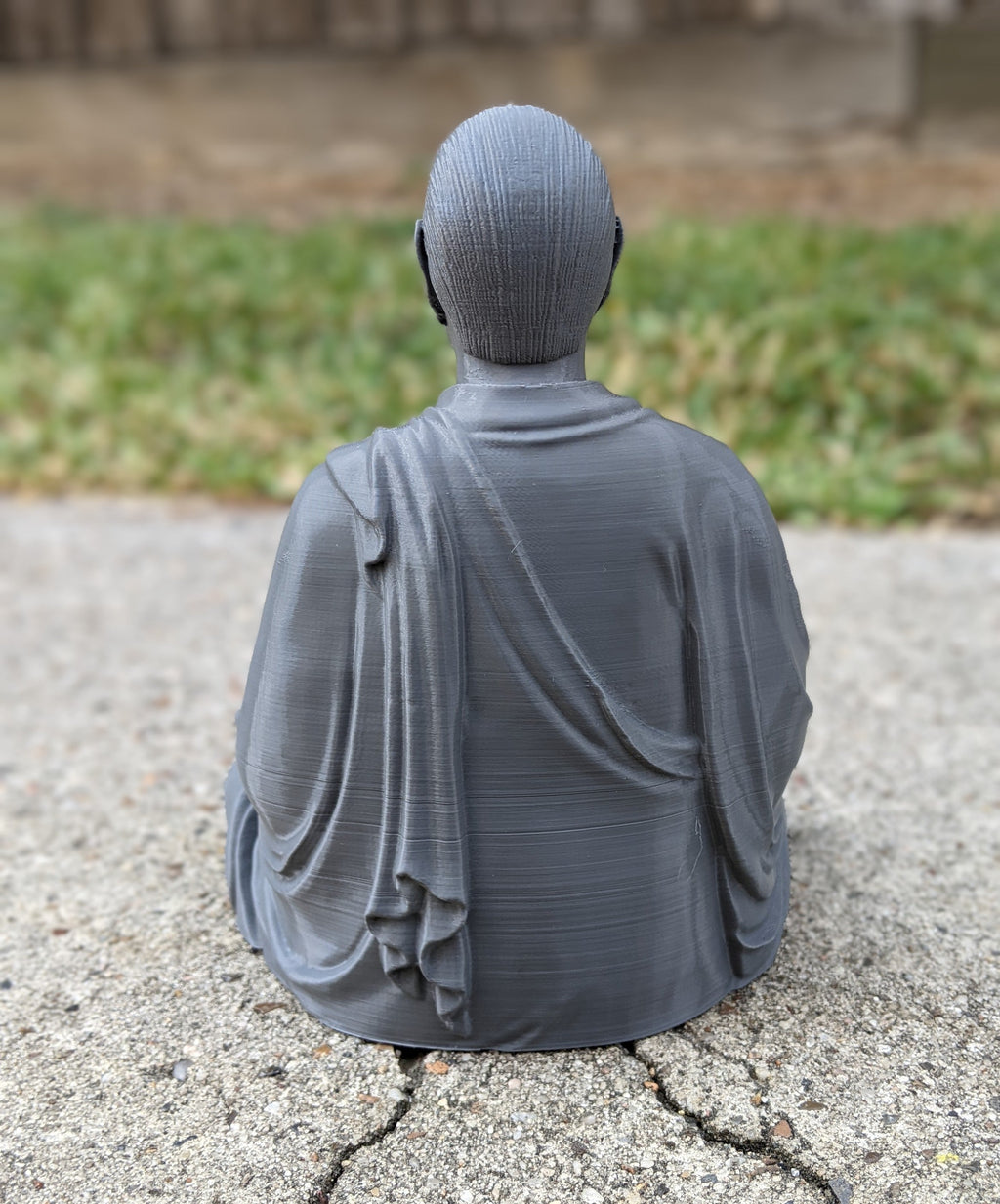 3D Printed Spock Buddha figure by Taylors 3D Print Lab