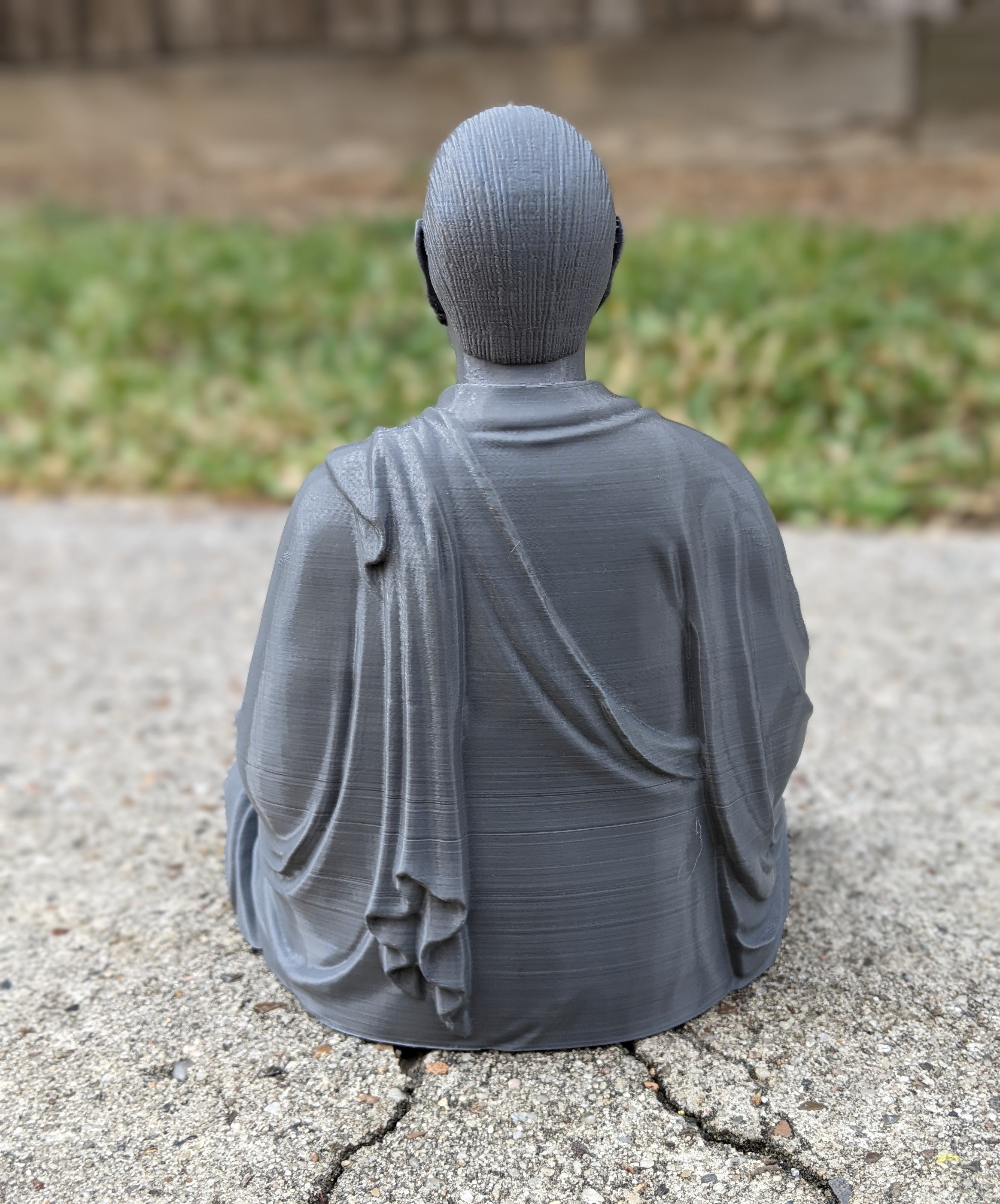 3D Printed Spock Buddha figure by Taylors 3D Print Lab