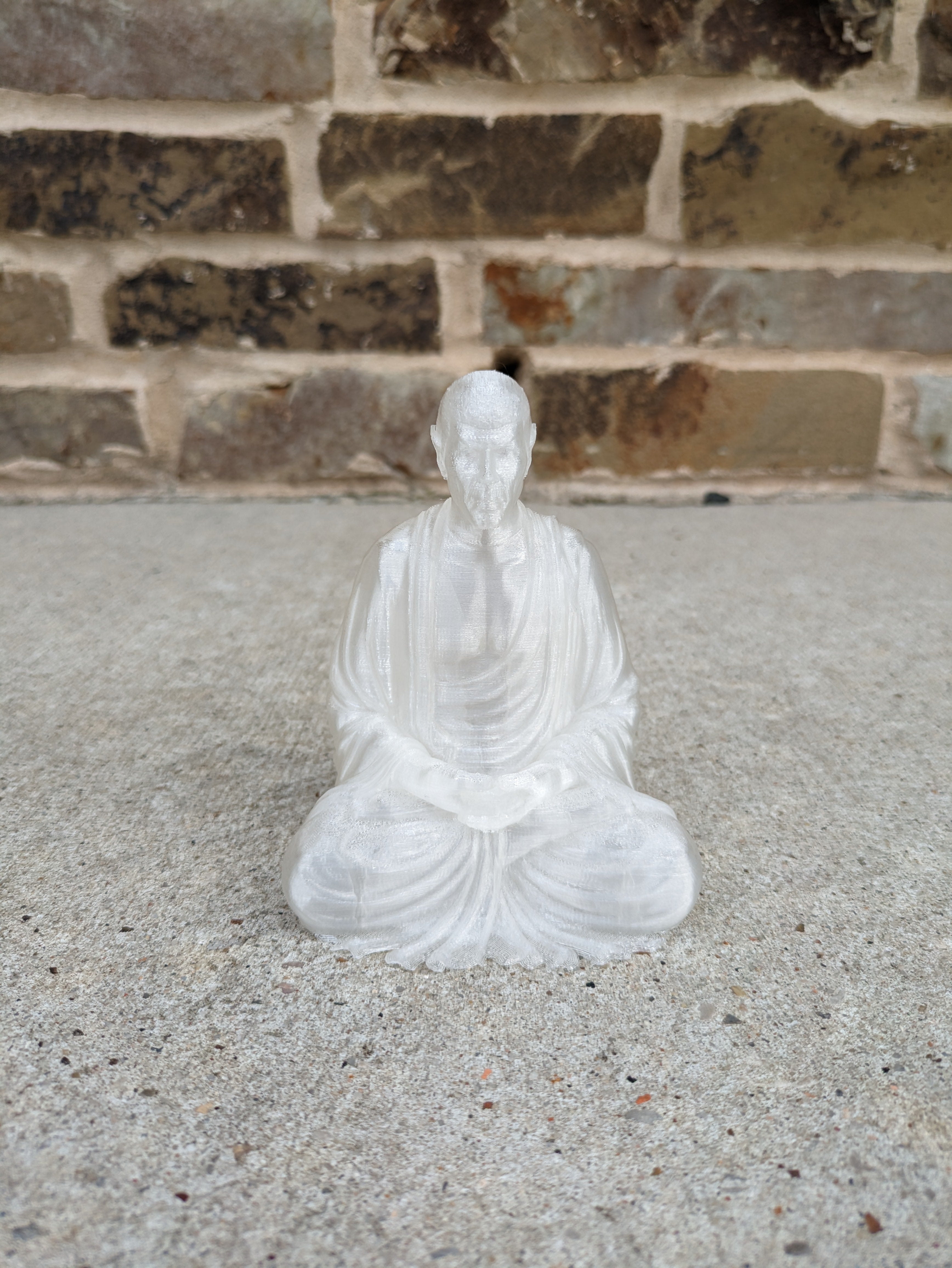 3D Printed Spock Buddha figure by Taylors 3D Print Lab