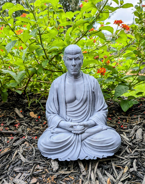 3D Printed Spock Buddha figure by Taylors 3D Print Lab