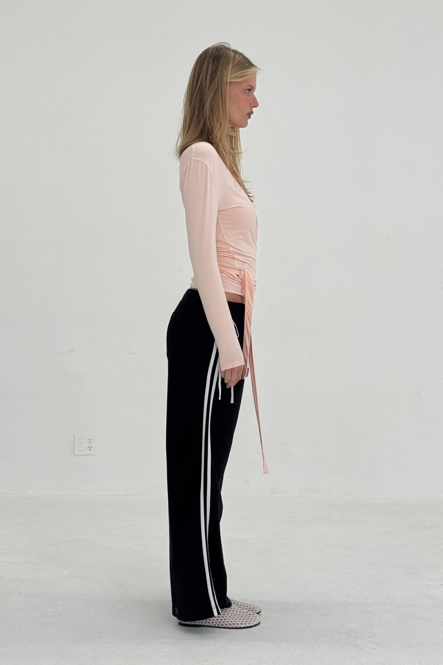French Terry Bow Jogger by findmenowthelabel