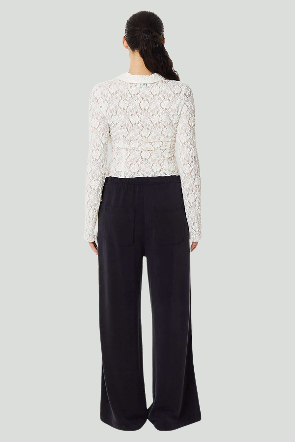 French Terry Bow Jogger by findmenowthelabel