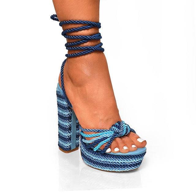 Renee- Rope Stack Heels by The House of Stylez