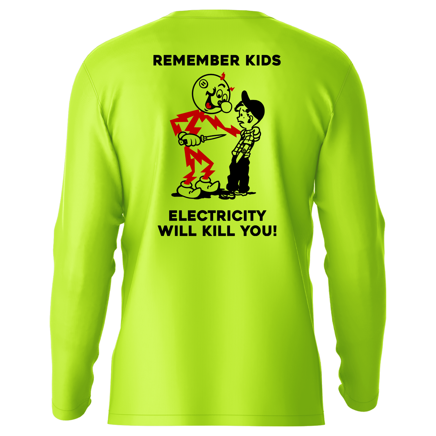 Remember Kids - Hi-Visibility UPF 50 Long Sleeve Sun Shirt by Armed American Supply