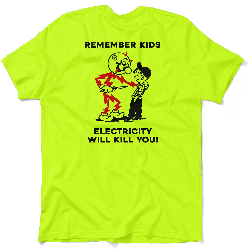 Remember Kids - Safety Yellow T-Shirt by Armed American Supply