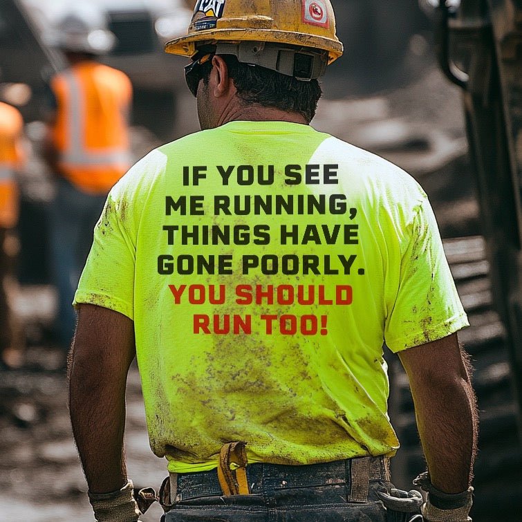 Run - Long Sleeve Hi-Vis T-Shirt by Armed American Supply