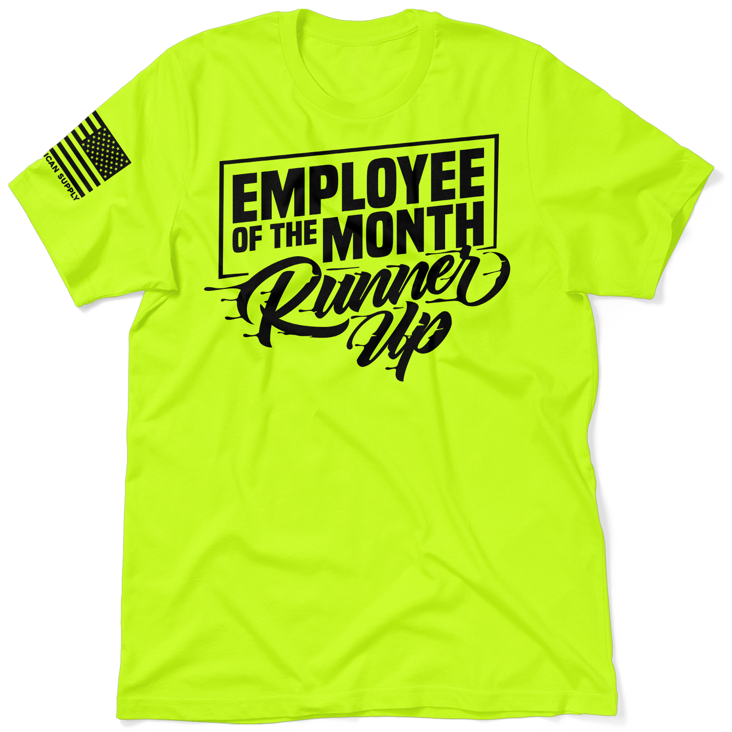 Runner Up - Safety Yellow T-Shirt by Armed American Supply