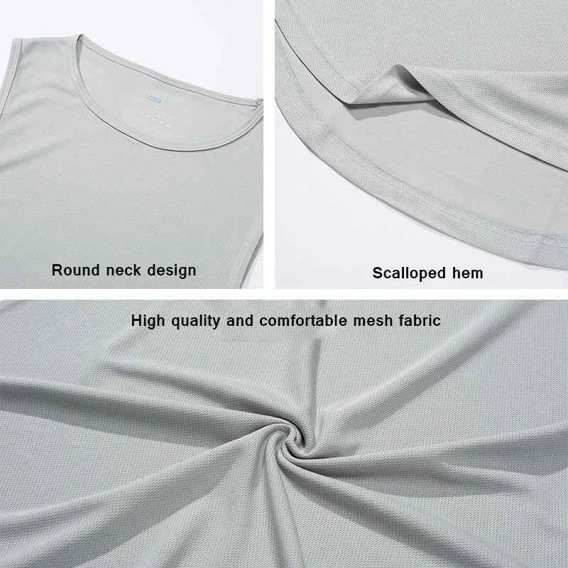 BreezeFit Men's Quick-Dry Gym Tank Top by THRIXINE