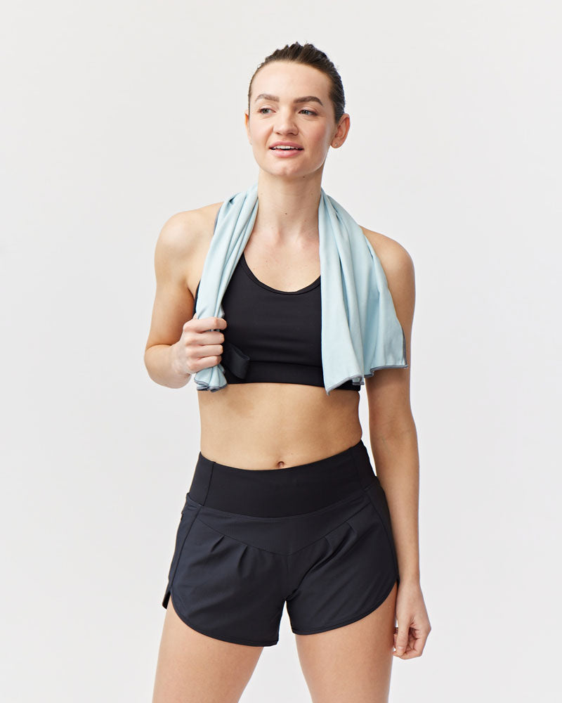 Sheva Women's High Rise Running Shorts by Goal Five