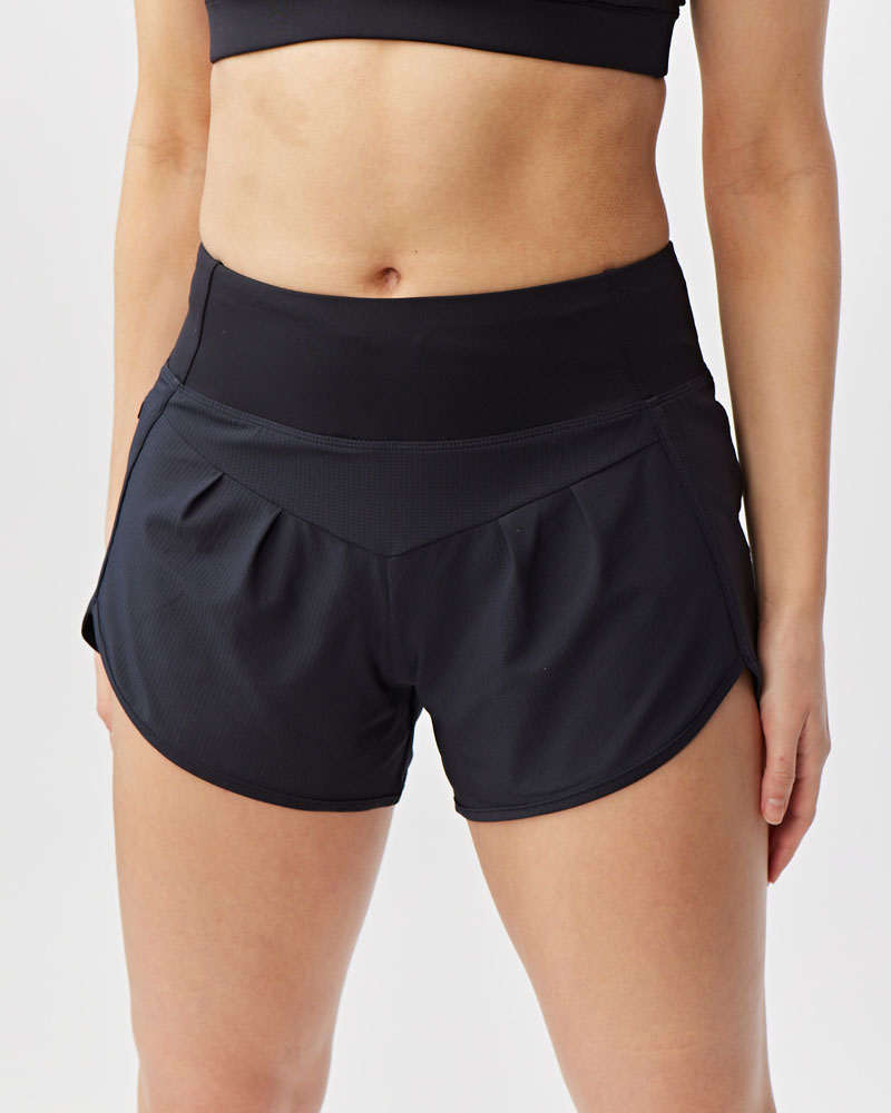 Sheva Women's High Rise Running Shorts by Goal Five