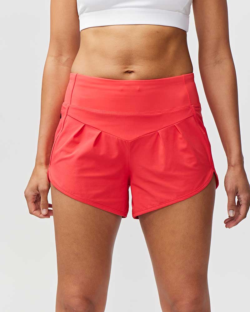 Sheva Women's High Rise Running Shorts by Goal Five
