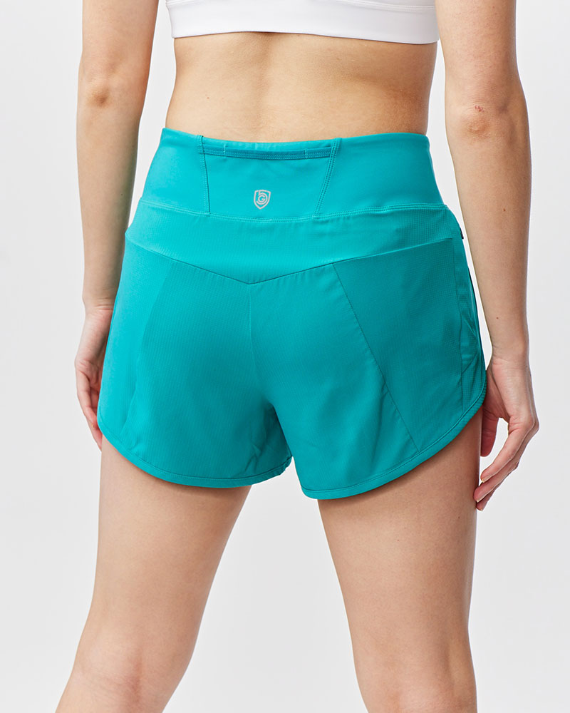 Sheva Women's High Rise Running Shorts by Goal Five