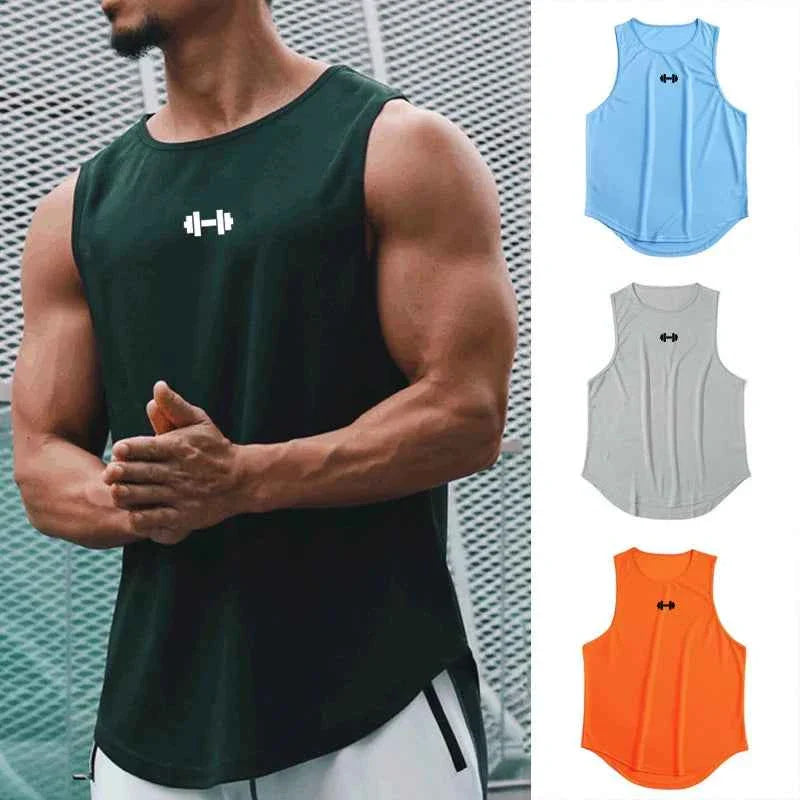BreezeFit Men's Quick-Dry Gym Tank Top by THRIXINE