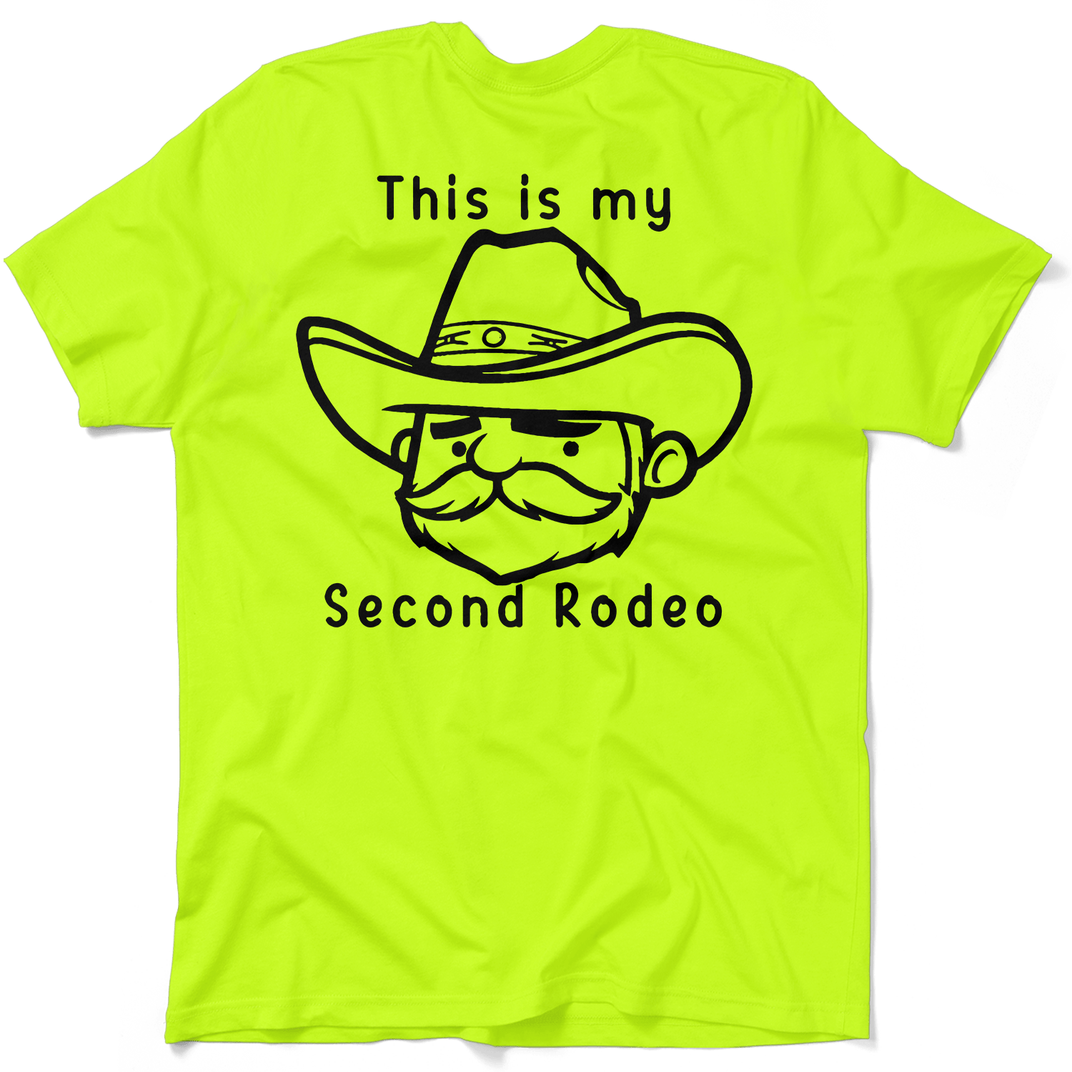 My Second Rodeo - Safety Yellow T-Shirt by Armed American Supply