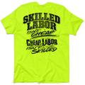 Skilled Labor - Safety Yellow T-Shirt by Armed American Supply