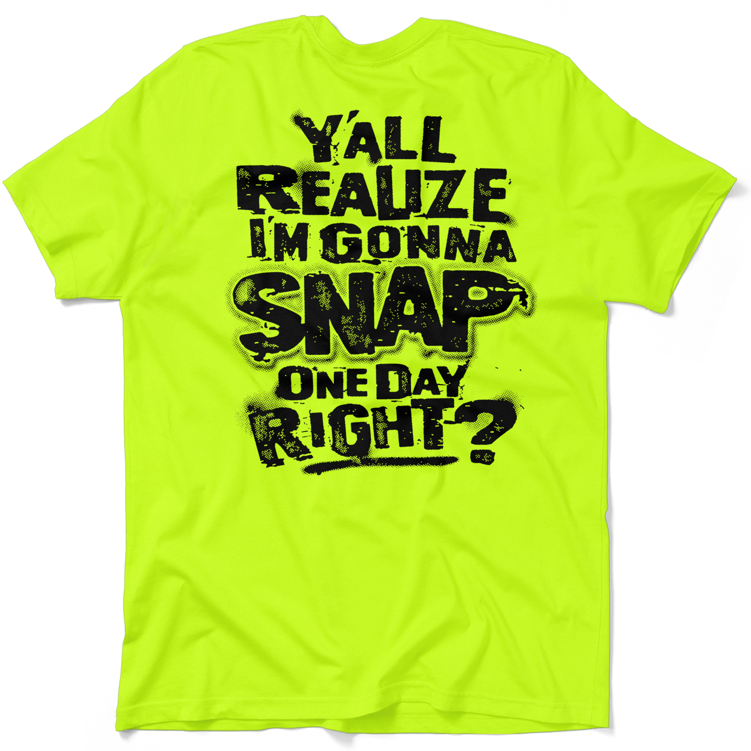 Snap - Safety Yellow T-Shirt by Armed American Supply
